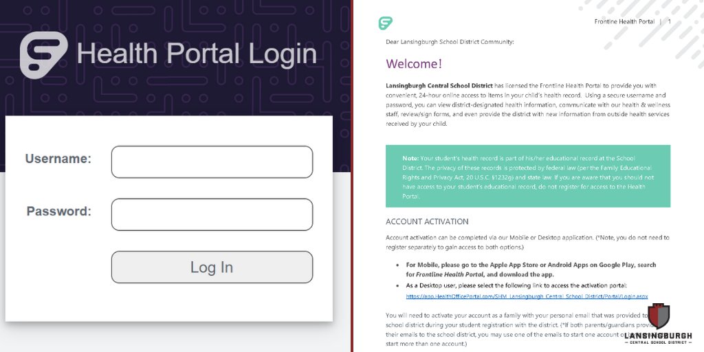 Frontline Health Portal Activation Instructions