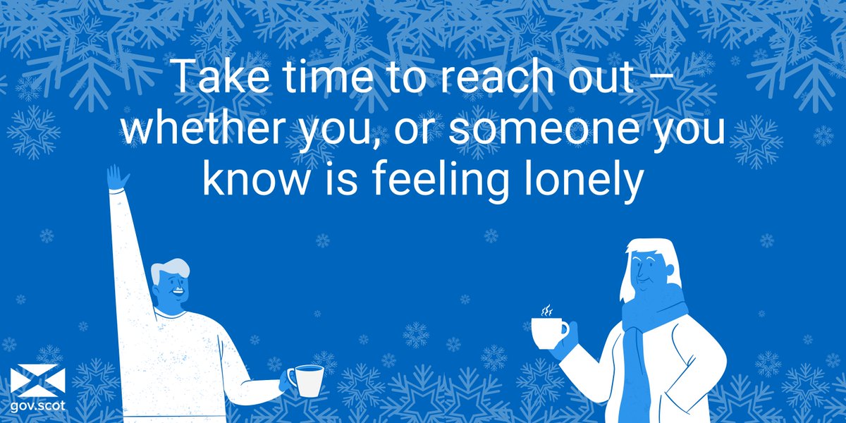 Social isolation & loneliness can affect anyone. This winter, take time to reach out – whether you or someone you know is feeling lonely. @ScotGov supports many free telephone helplinesFind a befriending service for advice or support  http://befriending.co.uk/about/&nbsp;