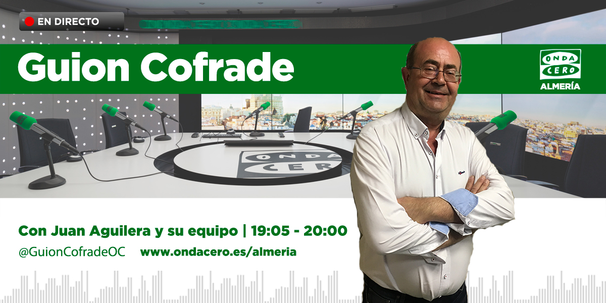 GuionCofradeOC's tweet photo. 📻 Comienza Guion Cofrade. Tras el boletín informativo de las 19:00 h., sintoniza Onda Cero Almería para escuchar la actualidad relacionada con la Semana Santa provincial.

➡️ 102.2 FM | 1.341 AM
📱 App, seleccionando Almería.
🖥 https://t.co/LufFeUtxgL https://t.co/ToJxLiiESd