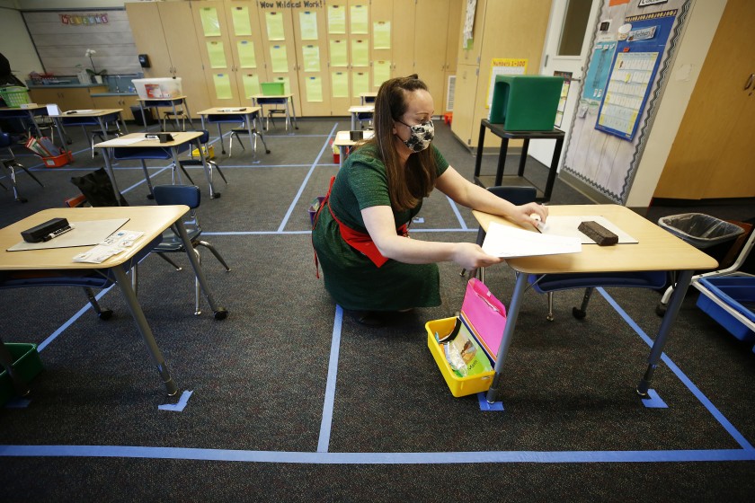 In a national survey conducted late last month, about 44% of white parents favored a return to full in-person learning as did 47% of those with incomes over $150,000. More than half of Black, Latino and Asian parents, meanwhile, favored remote learning.  https://www.latimes.com/california/story/2021-02-11/divide-emerges-covid-school-reopening-rich-poor-areas