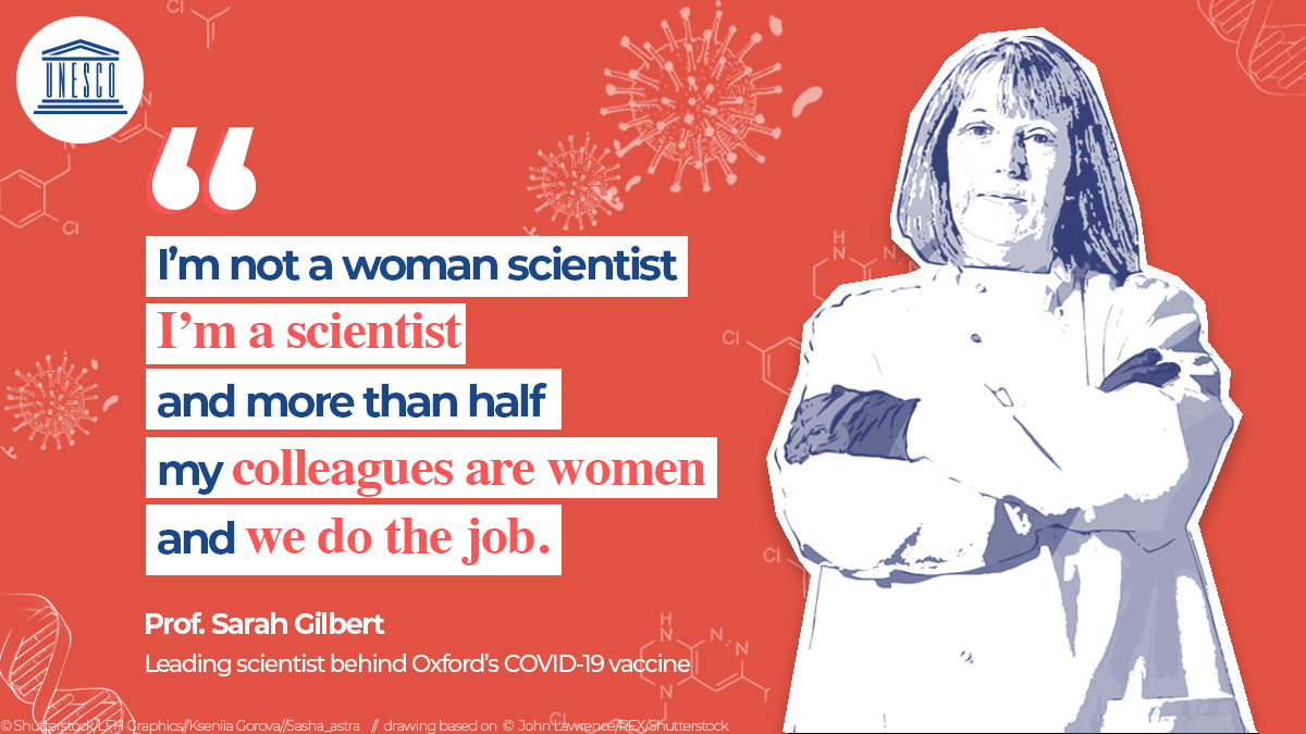 Some inspirational #ThursdayThoughts from Prof. Sarah Gilbert who is one of many #WomenInScience leading the fight against #COVID19. via <a href="/UNESCO/">UNESCO 🏛️ #Education #Sciences #Culture 🇺🇳</a>