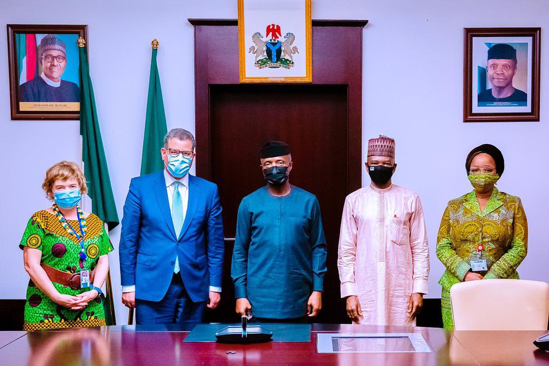 Babafemi Oretuyi (@opetuyii) on Twitter photo Vice President <a href="/ProfOsinbajo/">Prof. Yemi Osinbajo</a> received in audience the British Secretary of State for Business, Energy and Industrial Energy and also the COP 26 President Designate Mr <a href="/AlokSharma_RDG/">Rt Hon Lord Alok Sharma</a> at State House, Abuja.
11th February 2021
📷 <a href="/tolanialli/">Tolani Alli</a>
<a href="/GeoffreyOnyeama/">Geoffrey Onyeama</a>
<a href="/sharon_ikeazor/">Sharon Ikeazor</a> Vice President <a href="/ProfOsinbajo/">Prof. Yemi Osinbajo</a> received in audience the British Secretary of State for Business, Energy and Industrial Energy and also the COP 26 President Designate Mr <a href="/AlokSharma_RDG/">Rt Hon Lord Alok Sharma</a> at State House, Abuja.
11th February 2021
📷 <a href="/tolanialli/">Tolani Alli</a>
<a href="/GeoffreyOnyeama/">Geoffrey Onyeama</a>
<a href="/sharon_ikeazor/">Sharon Ikeazor</a>