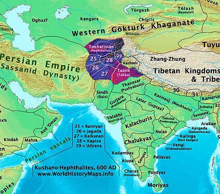And shifted north into the Takka kingdom. His descendants are believed to have settled somewhere b/w northern Punjab and Kashmir which is one of the reasons an early Islamic book signifying Qibla direction of area also included Kashmir.