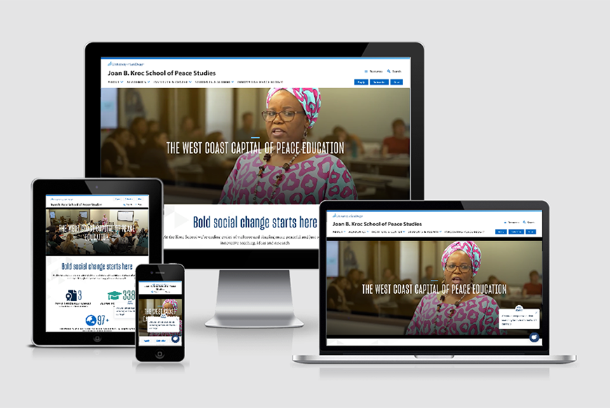 More exciting <a href="/uofsandiego/">USD</a> web stuff on the way, including a @krocschool website and new and upgraded features in Camino, USD's digital design library. Learn more: sandiego.edu/news/detail.ph…