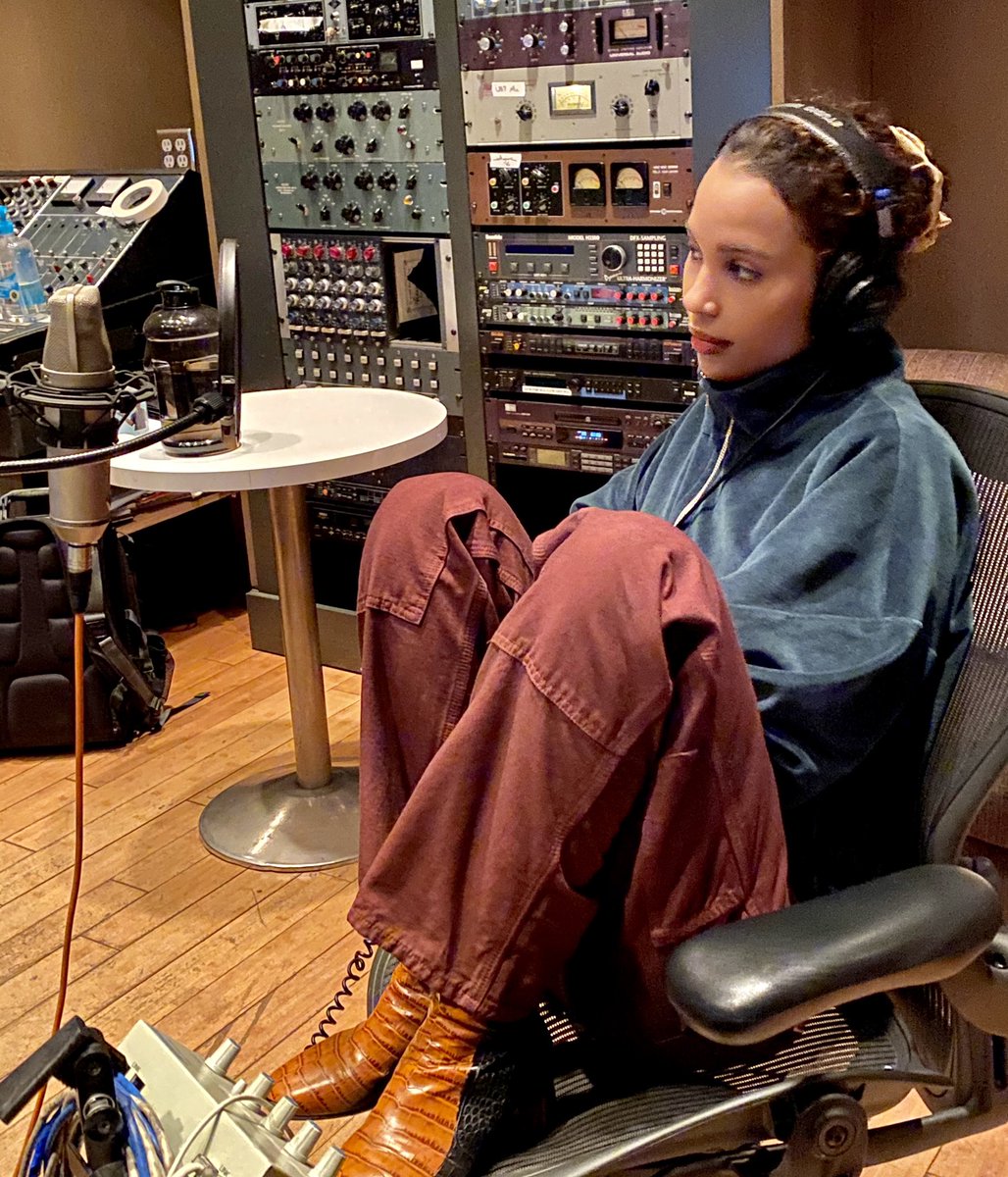 sidibe's tweet image. Putting the final flourishes on the new EP. I’m so happy with this project and I can’t wait to share it with you. #continuecreating