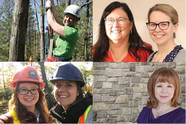 Women are still under-represented in  #forestry, but there are those working to change that. Follow  @women_in_wood, along with @foresterlacey and  @JesseKak to learn how they’re working to empower  #WomenInSTEM every dayIf you know of any more, add them to this thread! #IDWGS2021