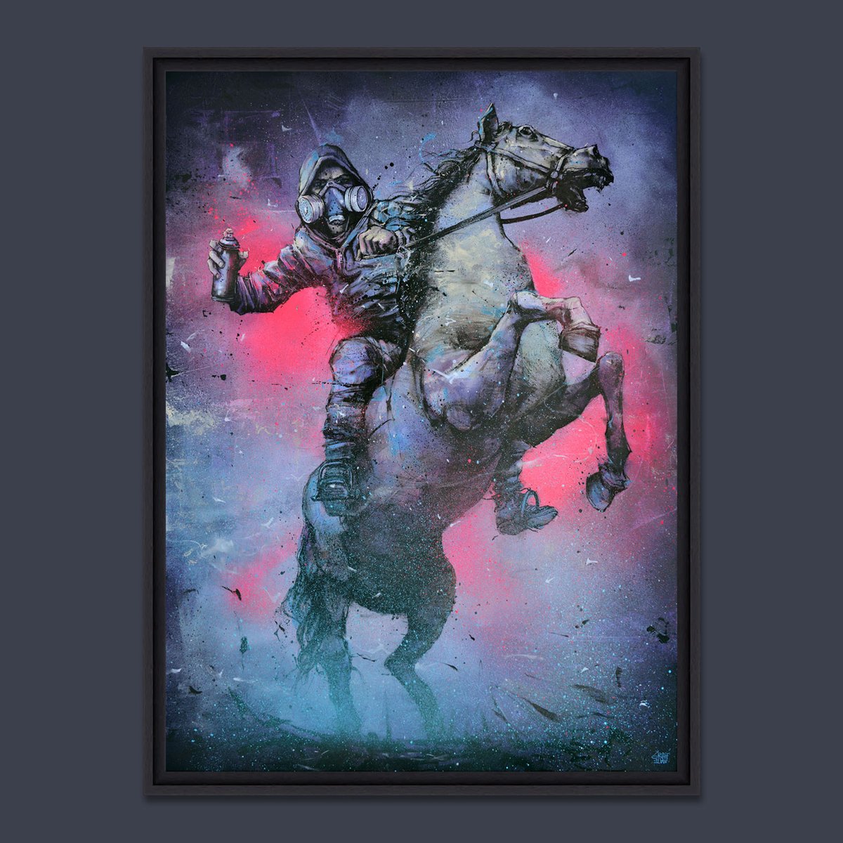 HYMNE À LA RUE

Sold and sent to USA
🇺🇸🇺🇸🇺🇸

100 x 73 cm
Acrylic and aerosol on canvas

#art #streetart #graffiti #graffitiart #horserider #war #warrior #horse #canvas #urbanart #contemporaryart #artwork #paris #riots2020 #riots #protester