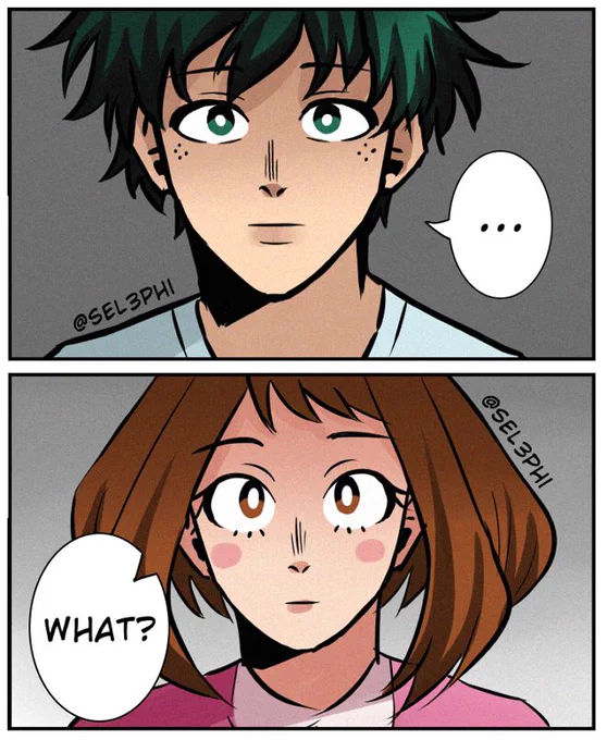 #izuocha Week Day 5: Stare [Pt 1/2] 
#izuochaweek2021 #デク茶 