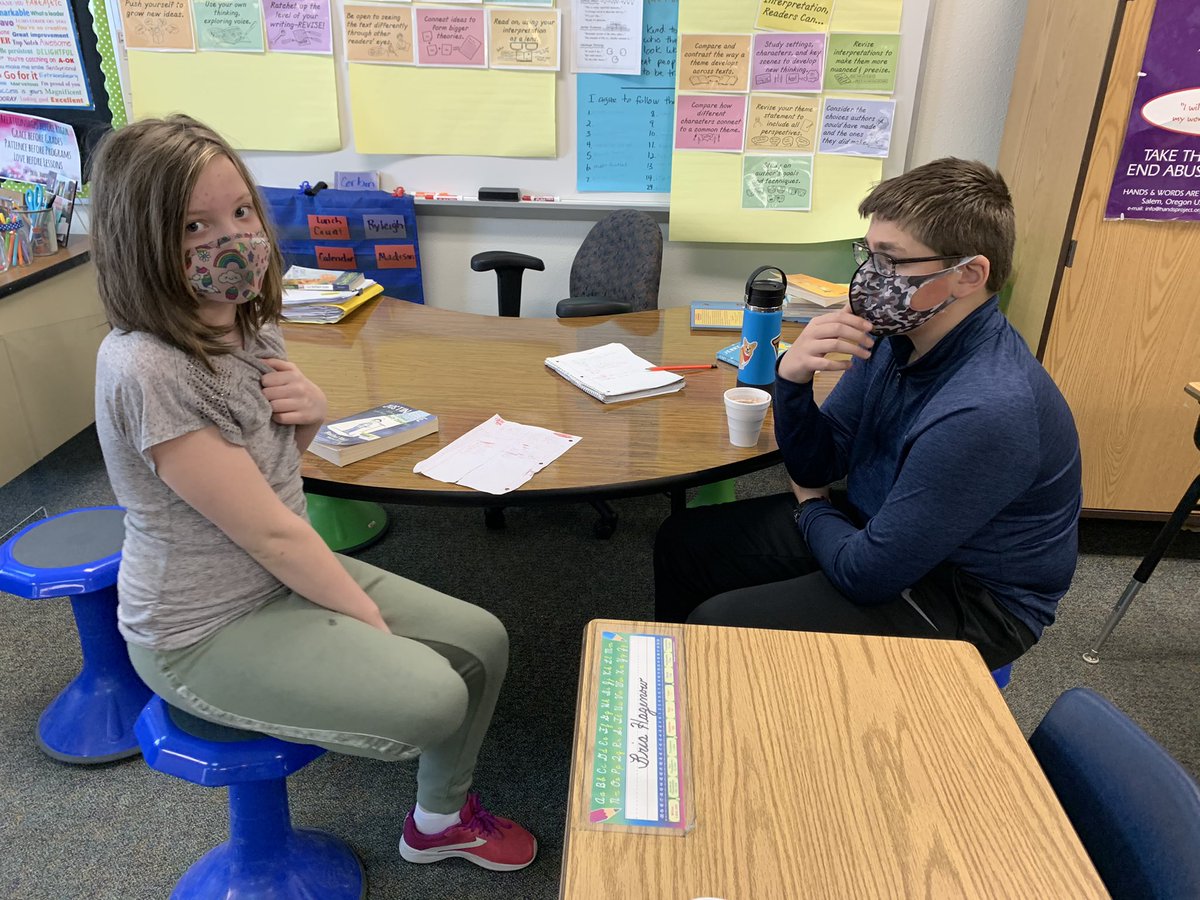 LutzClass's tweet image. We had a Literary Salon today in celebration of the end of our Book Club units. Students did a phenomenal job of talking about books - and enjoyed cups of hot chocolate as well. #wdppride #rockonwestwood