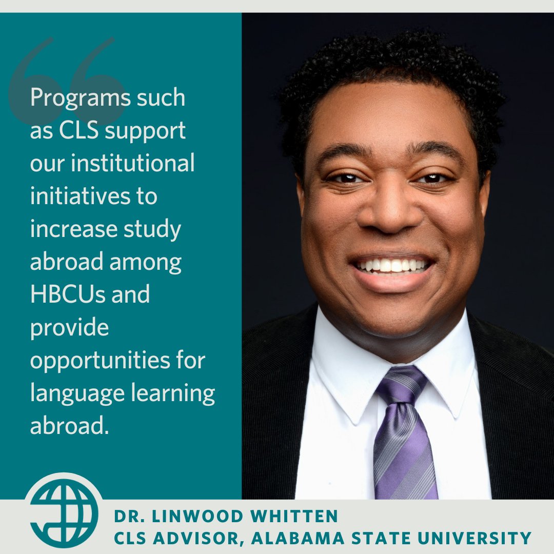 We are grateful to all of our advisors, who are tireless in their work to support students! In honor of Black History Month, we are highlighting some of our advisors at HBCUs like Dr. Linwood Whitten at <a href="/alabamastateu/">Alabama State</a> ✨ #ExchangeOurWorld #BHM #HBCU <a href="/ECAatState/">Educational & Cultural Affairs—U.S. Dept. of State</a> @nafsaregionvii