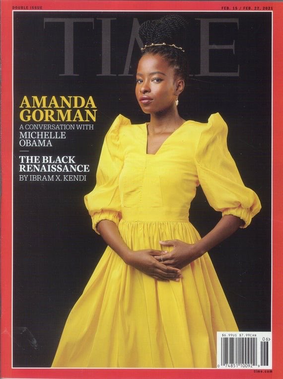 It has arrived and is on our newsstand #amandagorman #timemagazine