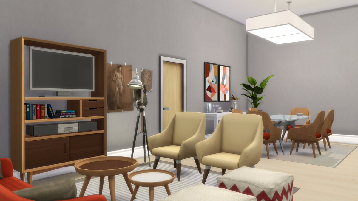 PixelatedFox_TV's tweet photo. The Mainline Lofts.
Now on TS4 Gallery ID pixelfoxgaming
3 uniquely different lofts and a take-out cafe on the main floor. #TheSims4 #ShowUsYourBuilds #FoxBuilds https://t.co/qkYc2ZAWcW