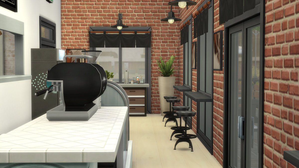 PixelatedFox_TV's tweet photo. The Mainline Lofts.
Now on TS4 Gallery ID pixelfoxgaming
3 uniquely different lofts and a take-out cafe on the main floor. #TheSims4 #ShowUsYourBuilds #FoxBuilds https://t.co/qkYc2ZAWcW