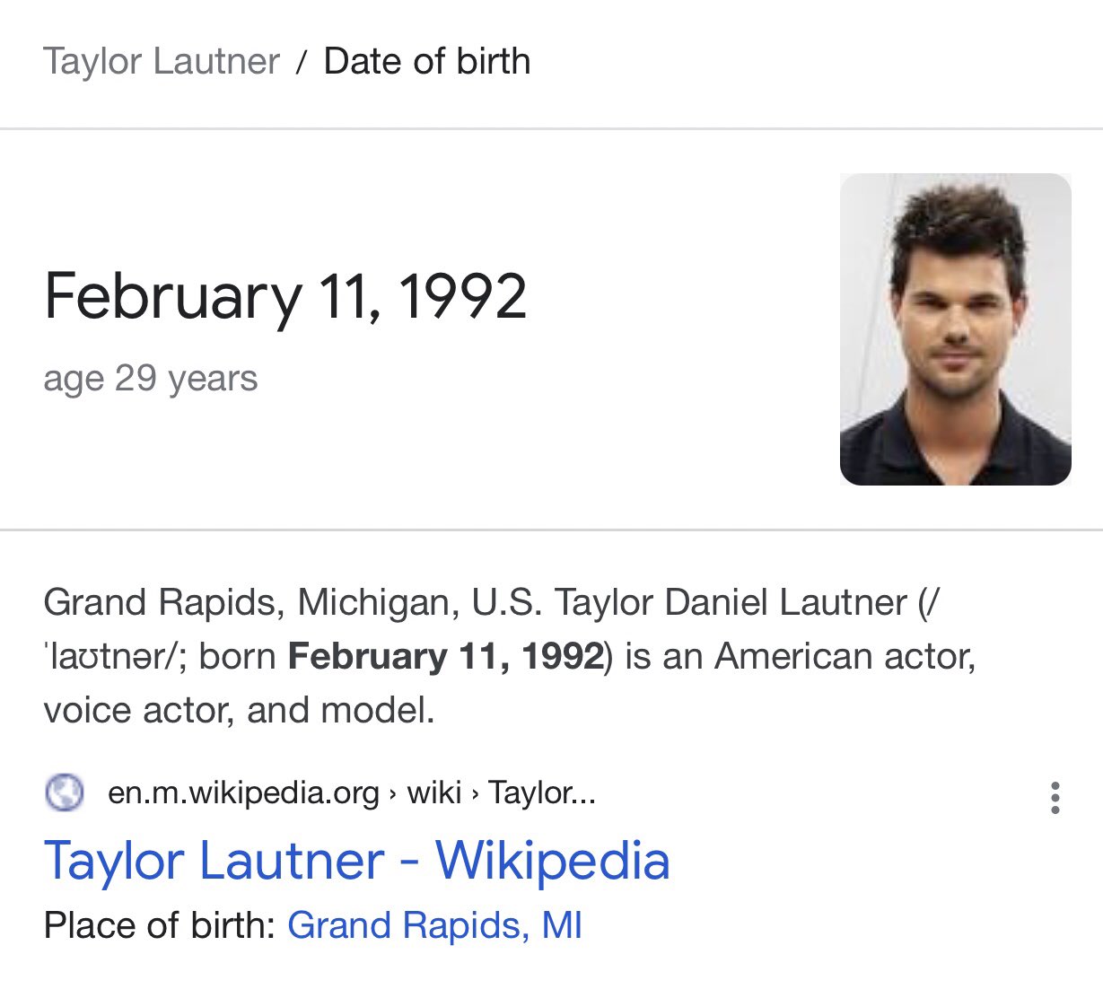 Happy anniversary to Taylor Swift letting Taylor Lautner s birthday pass and she didn t call 