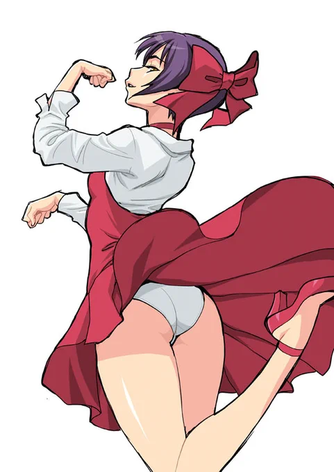 #見た人もなにか無言で赤い何かをあげる 