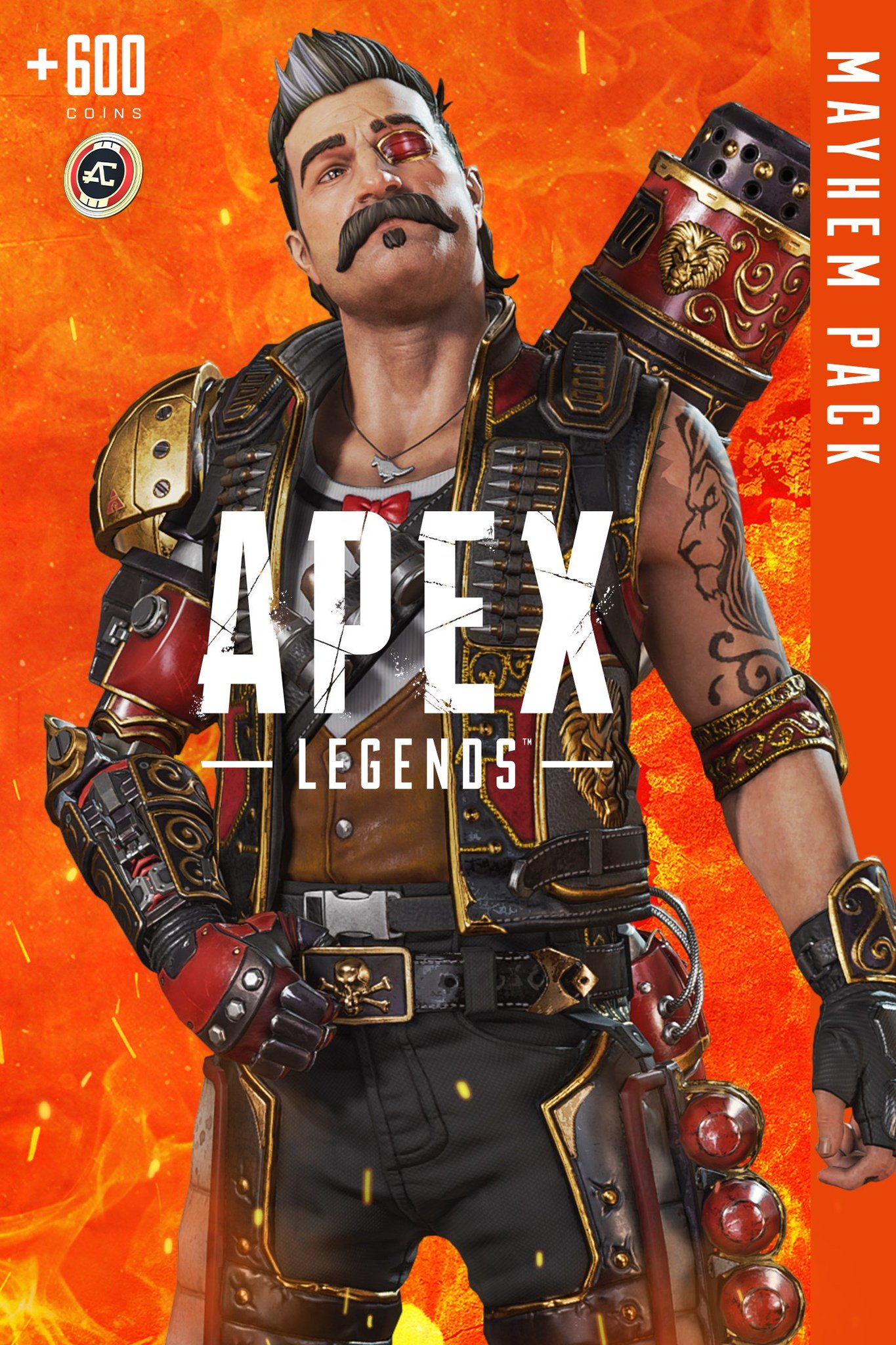Apex Legends日本語wiki管理人 Twitter ನಲ ಲ 速報 ヒューズの限定スキンと600apexコインがセットになった メイヘムパック が販売開始されました 価格約600円 同梱物 ヒューズ リングマスター スキン 600apexコイン エーペックスレジェンズ