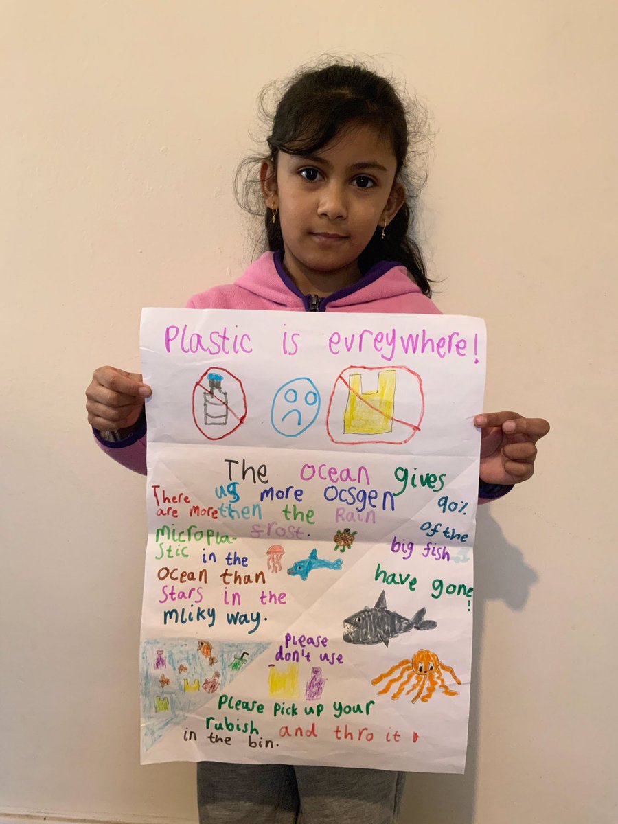 This week #matisse have been working really hard on their posters. We want to be part of the solution! We want everyone to know the dangers of plastic. <a href="/SylviaEarle/">Sylvia A. Earle</a> what do you think? #science #storytelling