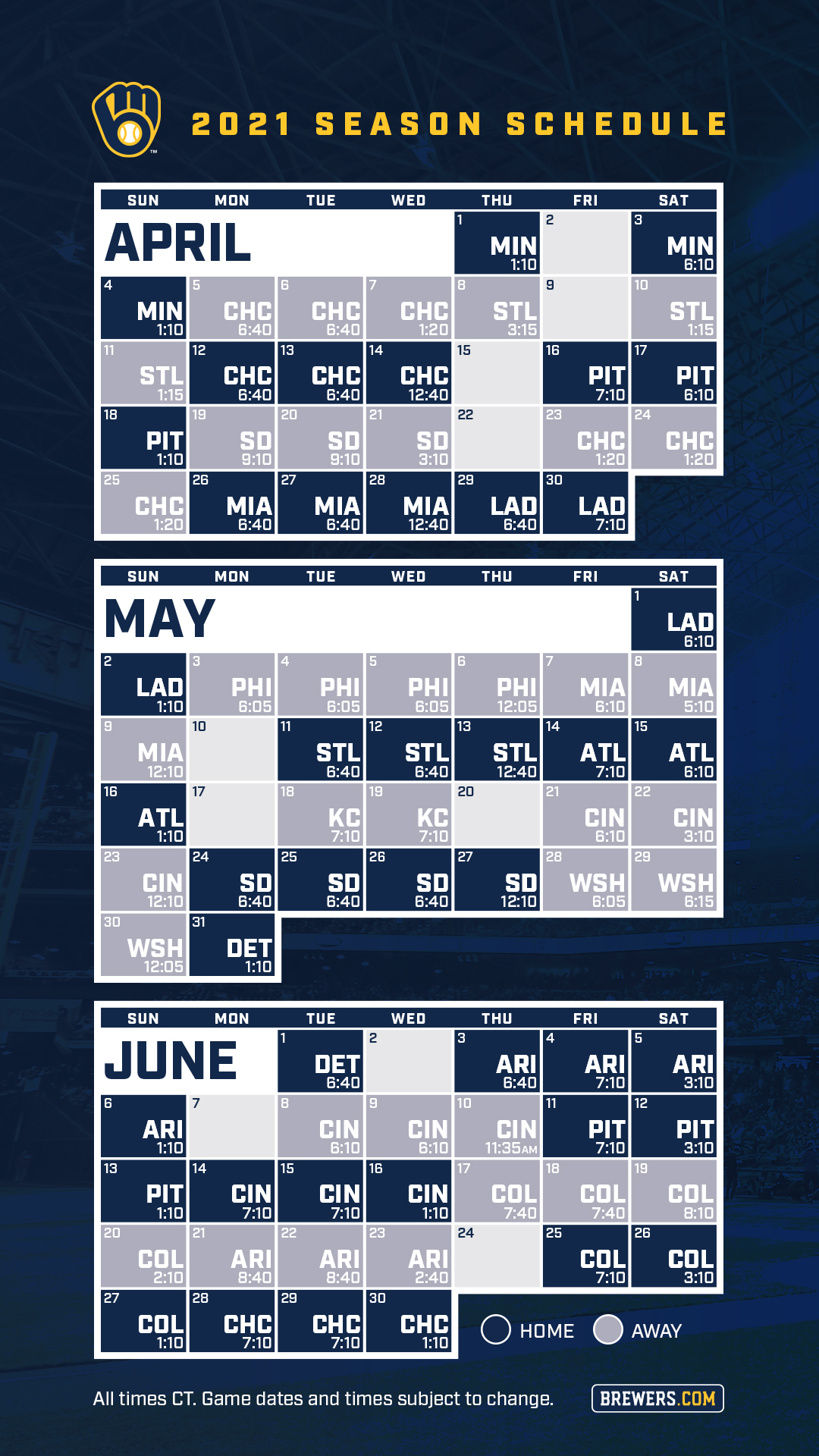 milwaukee-brewers-x-opening-day-is-49-days-away-we-just-updated-our-2021-schedule-with-game-times-so-start-planning-for-baseball-season-https-t-co-pxewfzumqt-https-t-co-pznfu90vdj-x
