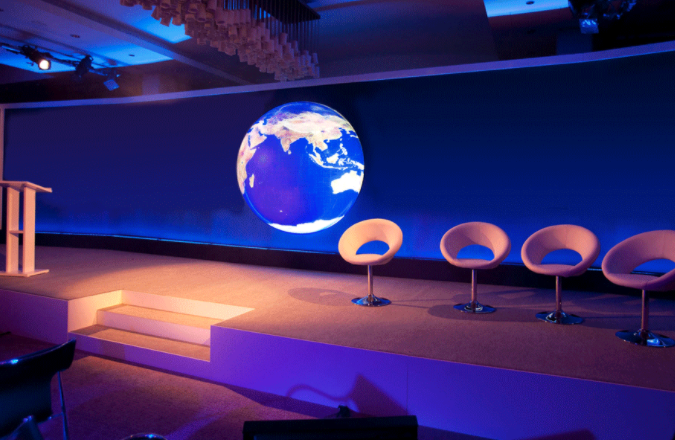 GooSystems's tweet image. Screen Goo Rear Projection! Here is a Screen Goo Rear Projection installation sprayed on the inside of a 2 meter hemisphere. #rearprojection #screens #projector #screengoo