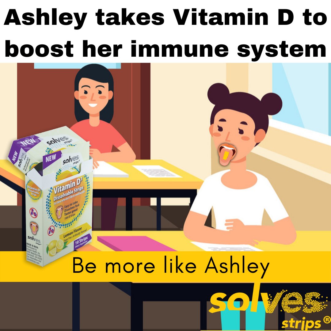 SolvesStrips's tweet image. Ashley knows it is important to keep a healthy immune system not only during crisis time like Covid, but all the time to keep her performing her best!

#VitaminD #ImmuneBoost #SolvesStrips #ImmuneSystem