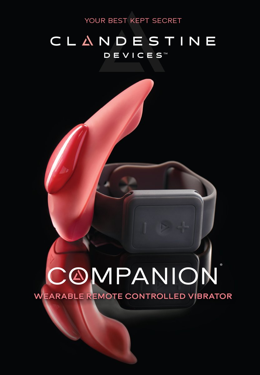 Clandestine Devices Releases New Wearable Remote Control Vibrator--Companion ow.ly/Luje50Dy16Y @ClandestineDVC
