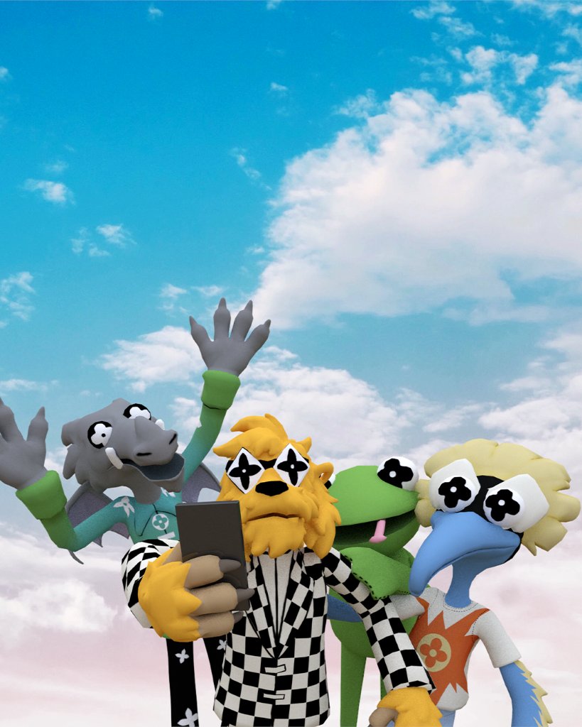 X \ Louis Vuitton على X: Join Zoooom with Friends. @VirgilAbloh's crew of animated  characters created for #LVMenSS21 await you for a virtual jam session.  Launch the new AR filter in #LouisVuitton's