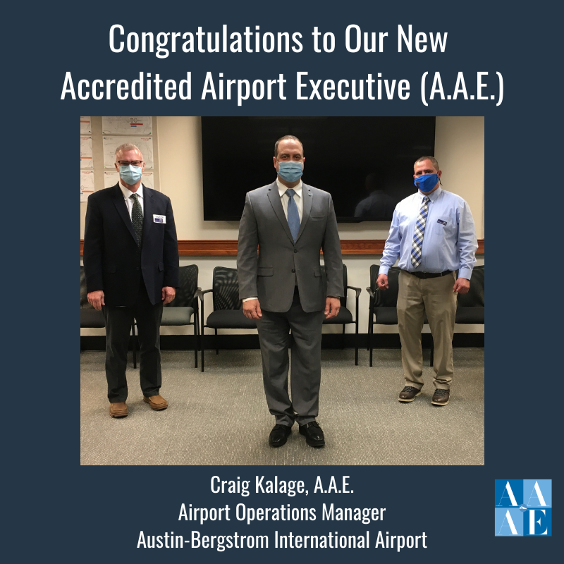 AAAEDelivers's tweet photo. Roses are ❤ violets are💙we have three new A.A.E.s to 🎉 with you! Congrats to our newest Accredited Airport Executives; Todd A. Curry, A.A.E. @AirportsHouston, Wade Cothran, A.A.E. @flyxna and Craig K., A.A.E. @AUStinAirport! 🛫👏 https://t.co/9wprFVzEi0