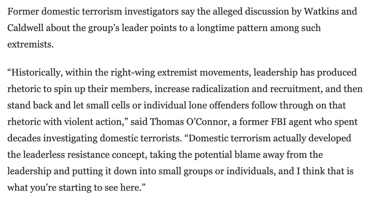 And here's the key point - this looseness between leaders and extremists on the ground is not accidental - it's a design feature for domestic terrorists. And it's on American soil, not Syrian or Iraqi.
