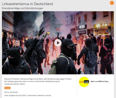 SchwarzePalmen's tweet photo. Nach #Hanau, #Halle, #Kassel und den #NSU 2.0 Drohbriefen, nach zahllosen Waffenlagern und rechten Chatgruppen zeigt das #ZDF nun eine große Reportage mit dem Untertitel „Brandanschläge und Morddrohungen“
oh, wait... https://t.co/fEYK5kgaLL