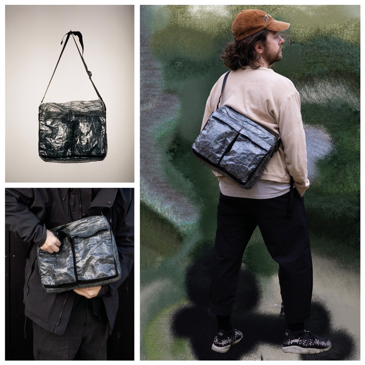 502 Forever Bag Now Live - mailchi.mp/d3c07cfae0f4/5…

#Dyneema side bag with dyneema stretch pockets and #cobrabuckle hardware and an #aquaguard zip. 

#techwear #menswear #carryology