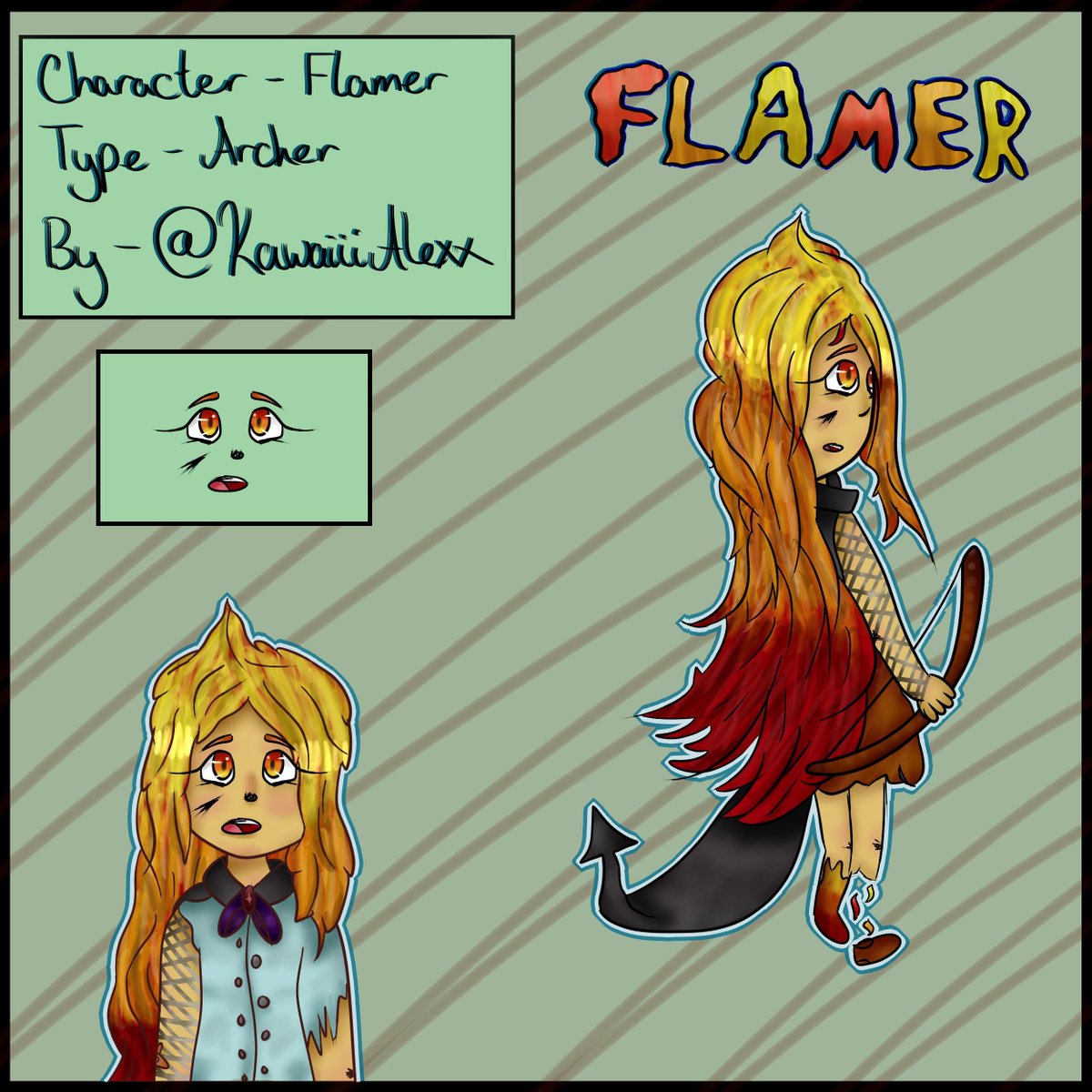 KawaiiiAlexx's tweet image. Account - roblox.com/users/72544960…
This was another design I created the previous time! :D
#AvatarDesignContest #Roblox #RobloxRthroContest #RobloxAvatarContest
