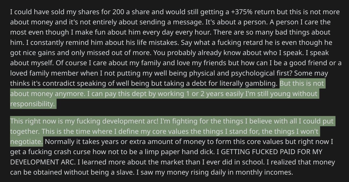 IMO the worst thing to be in these situations is the pure idealist. Like this guy on Reddit: