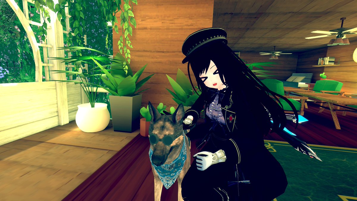 psyan1038's tweet photo. 本日の愛犬とのひと時🐤🎶
#Rayris #VRChat #レイリス https://t.co/df5pwAonMQ
