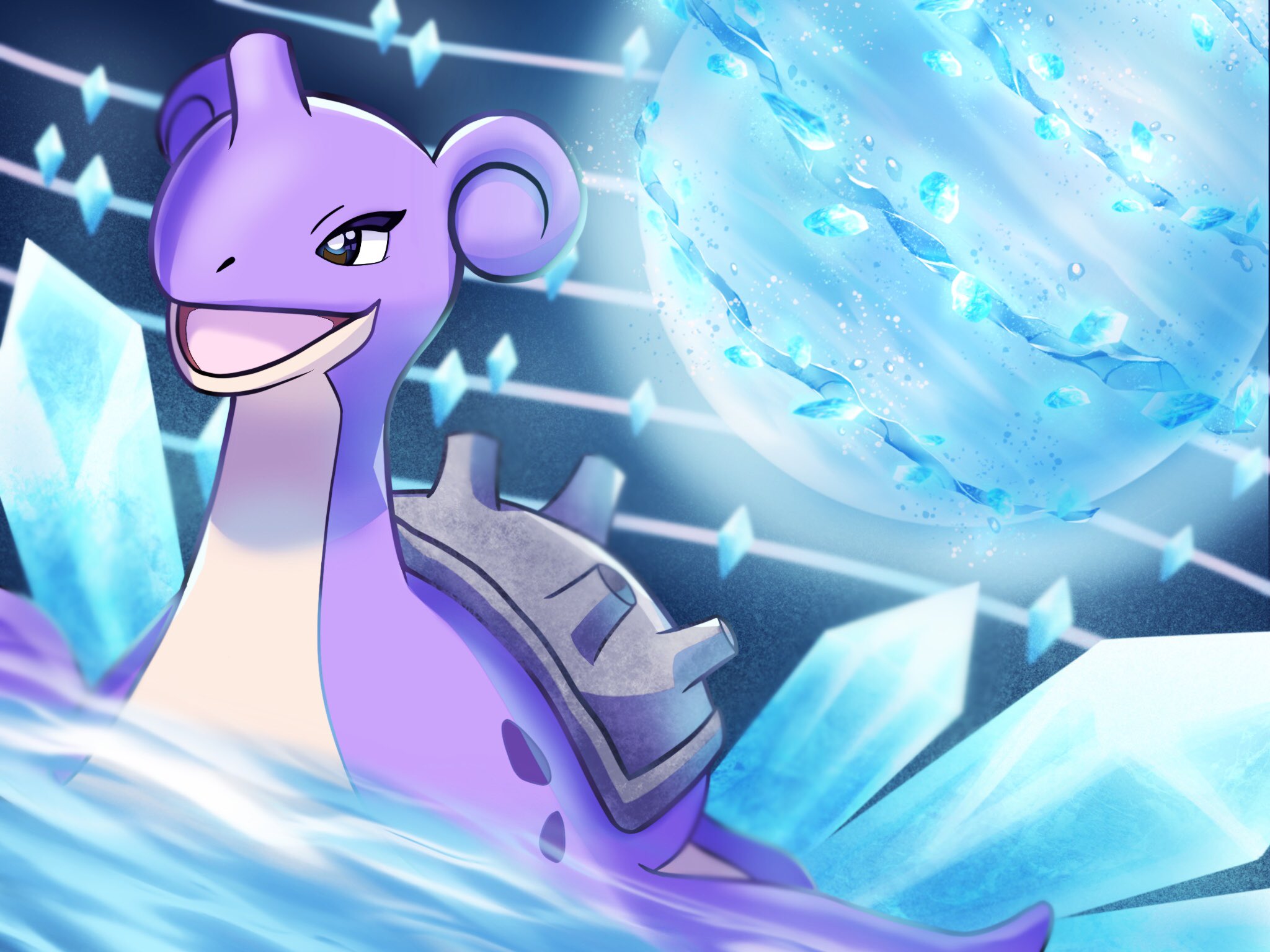Miru ポケモンコンテスト うたかたのアリア 氷の礫 フリーズドライ ポケモンイラスト ラプラスの日 T Co Hvthmwjvwp Twitter