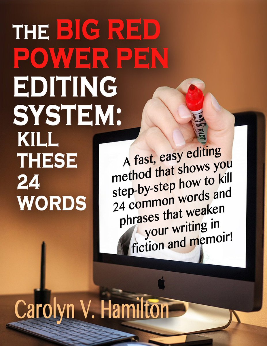 AnAdventuress's tweet photo. “Thanks so much, Carolyn, for your BIG RED POWER PEN editing system. By eliminating all those pesky extra words, it's transformed my writing from having a boring passive voice to a vibrant, active one.” Trish LaPlaca
https://t.co/tDu1uFliKa #writing #editing #fiction #memoir https://t.co/mZwYVL2tmU