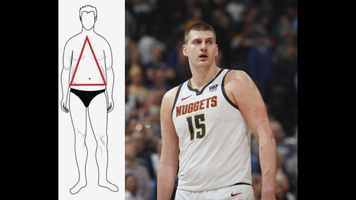 Endomorph: These are the people that don’t respond as quickly to traditional S&C work relative to Mesomorphs.These tend to be offensive linemen-types. Nikola Jokic is a prime example of this.These athletes tend to succeed through brute force, but struggle to be explosive.