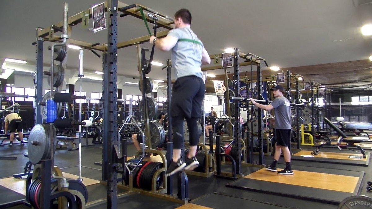 I have seen success training these people through methods that help unload their weight.Band-assisted jump, cut, etc work is nice here as it allows the pressures to be distributed faster.