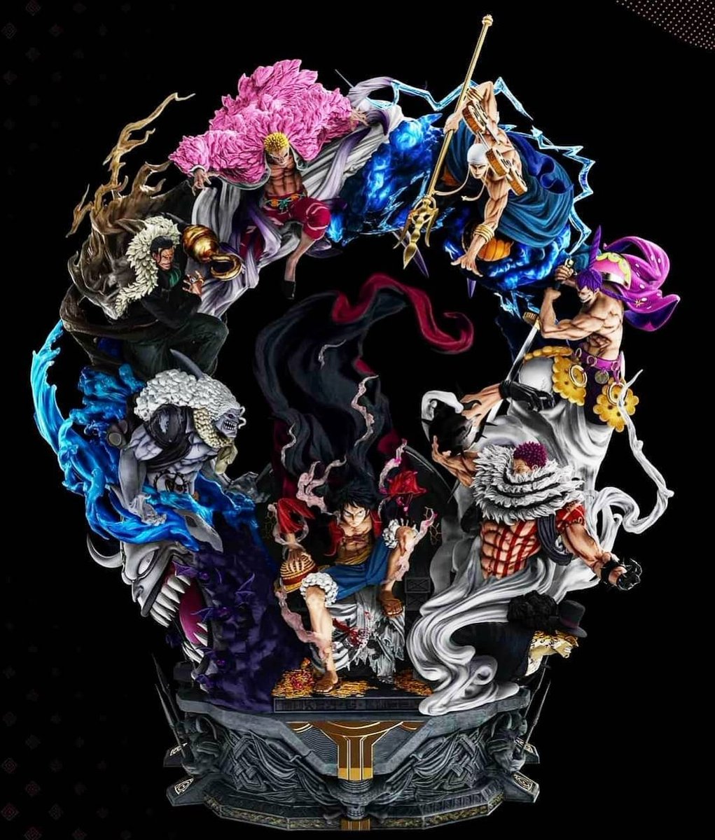 Templacc's tweet photo. 🔥 Statue de Luffy encerclé par les ennemis qu'il a croisé, avec une surprise au dos 😁 Un flow sans limite dans ce monstre de 92cm de haut proposé par Last sleep studio 🔥 https://t.co/nicZkqTzxp