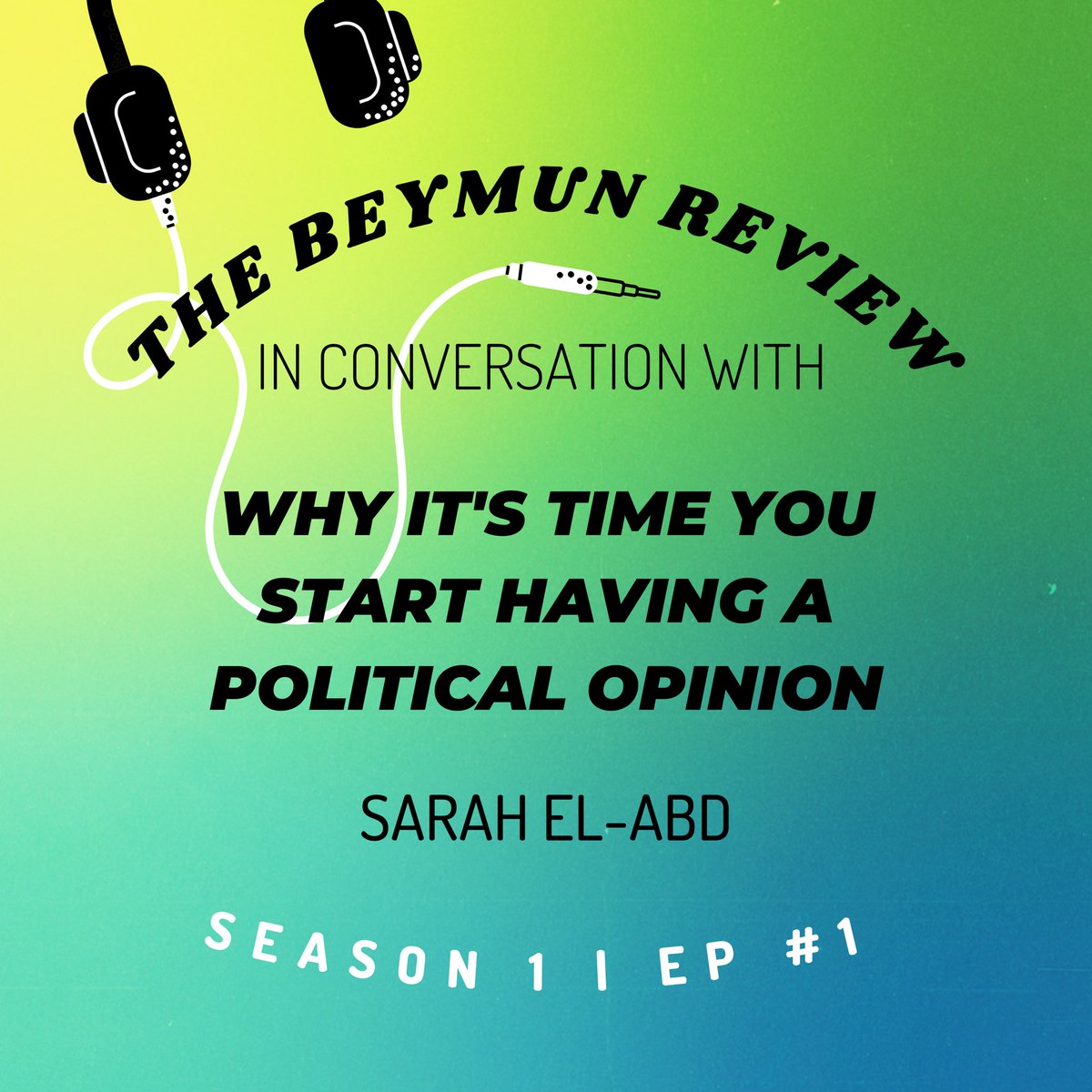 beymun2021's tweet photo. It’s official... BEYMUN now has a podcast! Listen everywhere you get your podcast fix✨ Our first episode is out now, with our very own Director General, Sarah El-Abd💚 Links to the podcast in our bio! https://t.co/KgyxCIEA0f