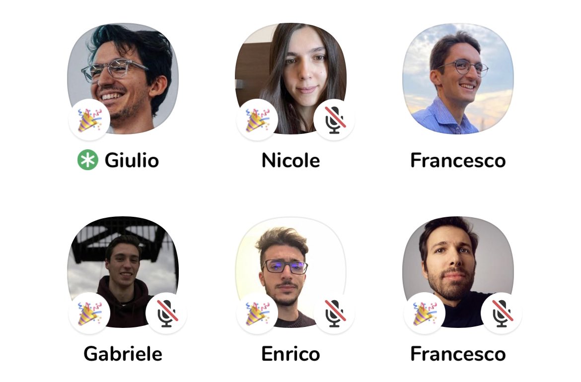 Finalmente un po’ di gente su clubhouse anche in Italia! 💯