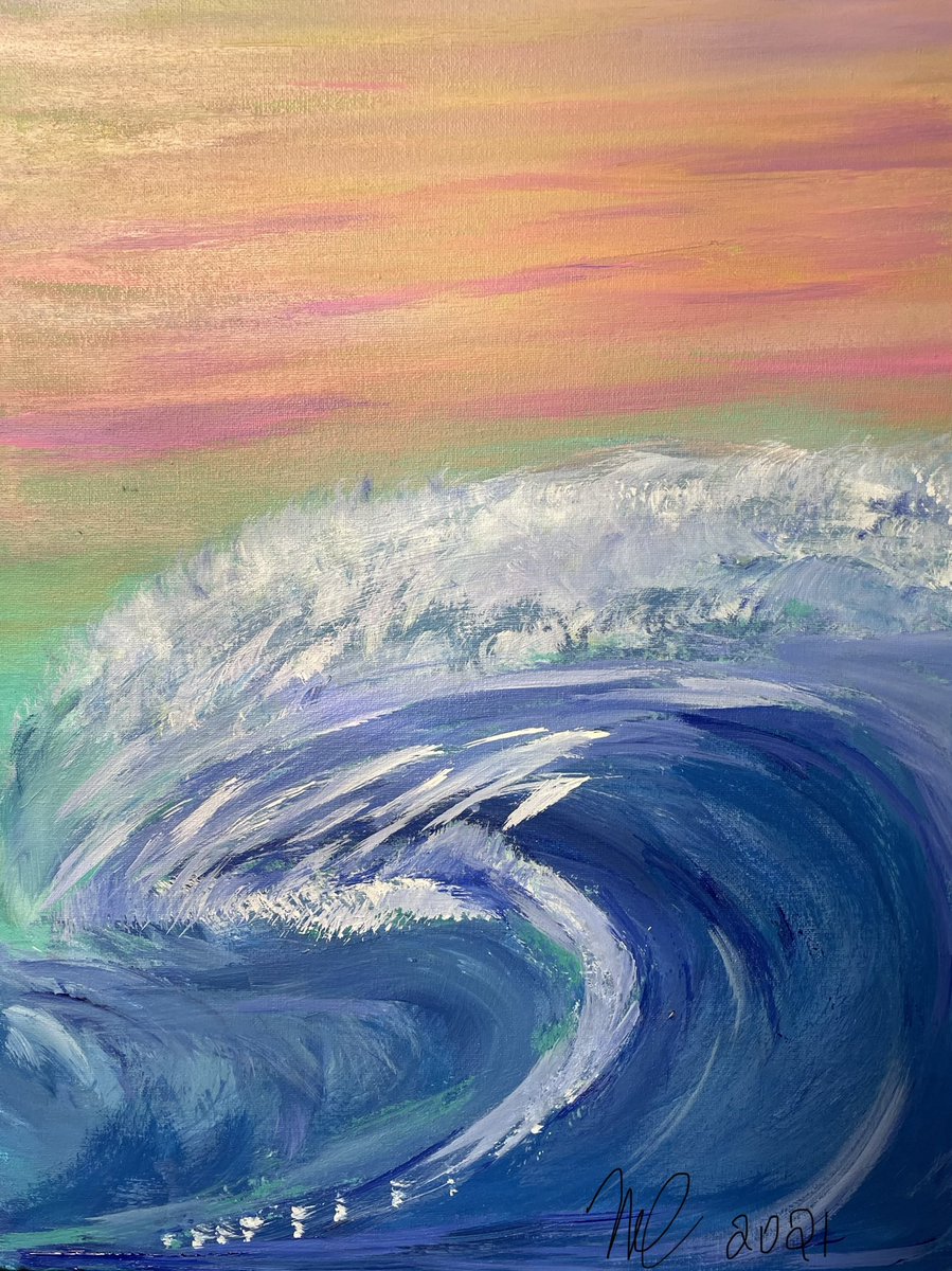 MsMaria_22's tweet photo. Roaring waves ๐ #newart #intuitivepainting #acrylicpainting #onestyleatatime ๐จ #expansion https://t.co/5DOgcsDjVE