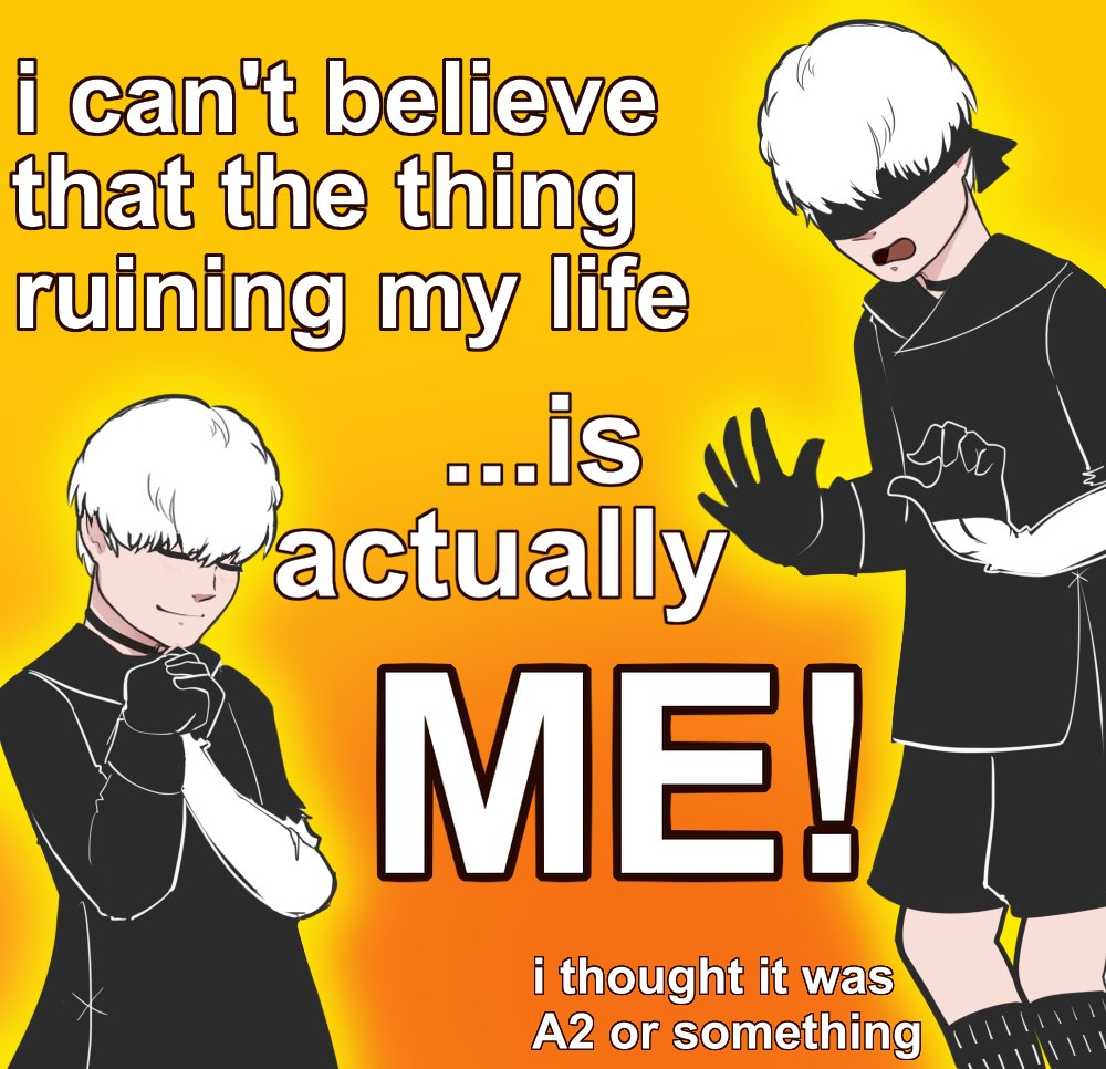 Happy birthday 9S here's my obligatory old shitposts for the boy mwah 