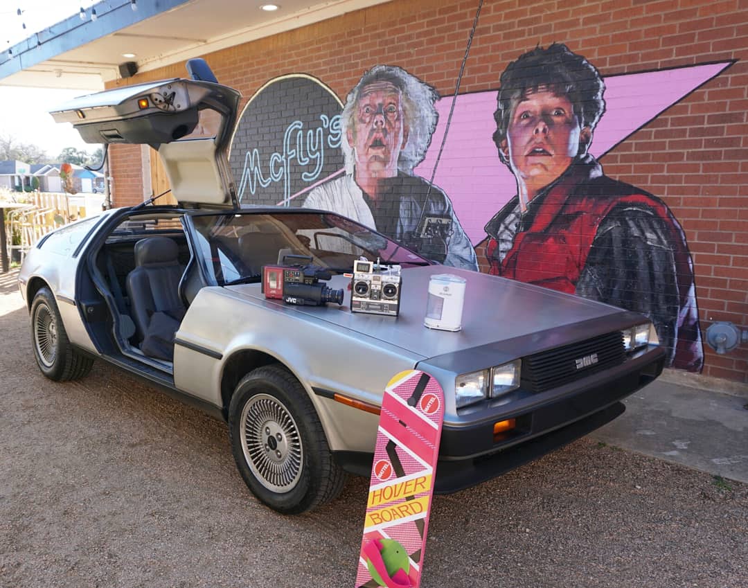 deloreanDFW's tweet photo. Huge shout out to our new supporters this week!
Steven from Jacksonville, Florida and Thomas from France.
By ordering one of our hover boards funds goes to help maintain our 1981 #Delorean #cosplay 
Made in Texas.  Order your very own here: https://t.co/83M3FnPHO2 https://t.co/k6kYniaGS3