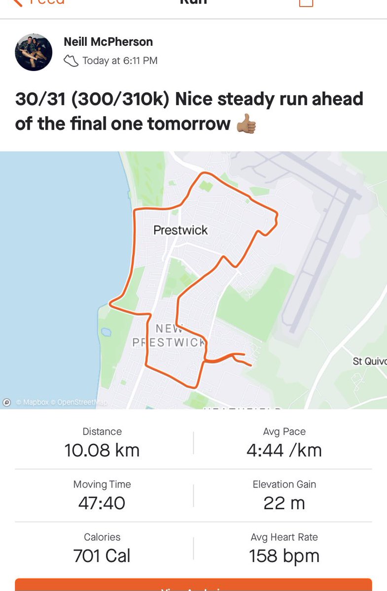 30/31 (300/310k) 👍🏽

Finale the morra 🤪

justgiving.com/fundraising/ne…