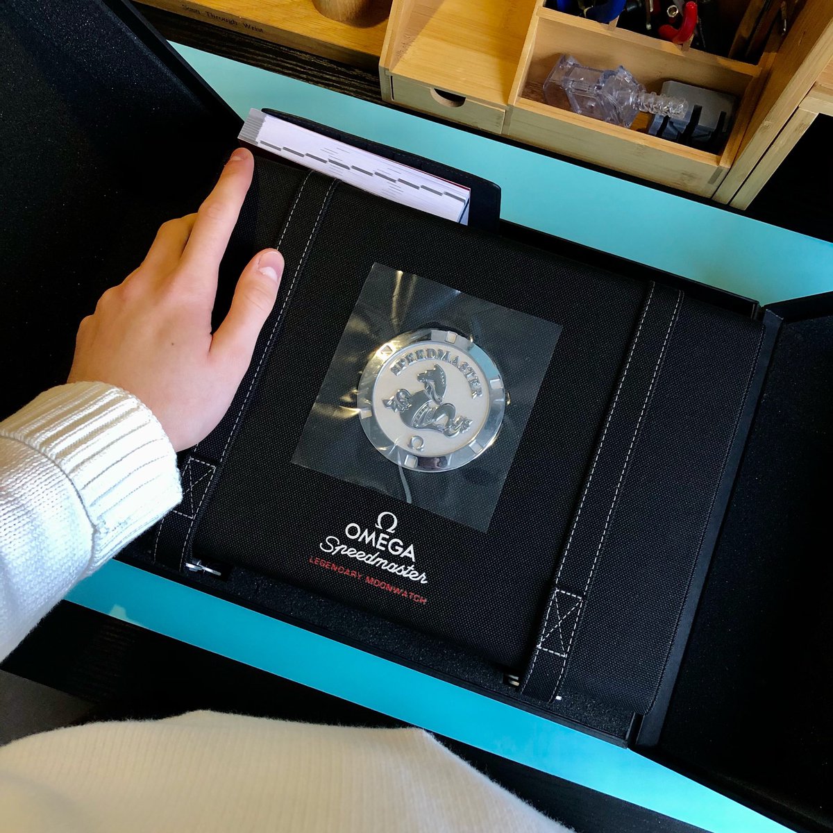 Today, I unboxed (officially) my new <a href="/omegawatches/">OMEGA</a> Speedmaster Moonwatch. Not the new one, the discontinued one ☝️ 
The #youtube video will be out tomorrow. 
#omega #speedmaster #moonwatch #unboxing #watchcollector #watchoftheday #watchaddict #watchlover #lifestyle