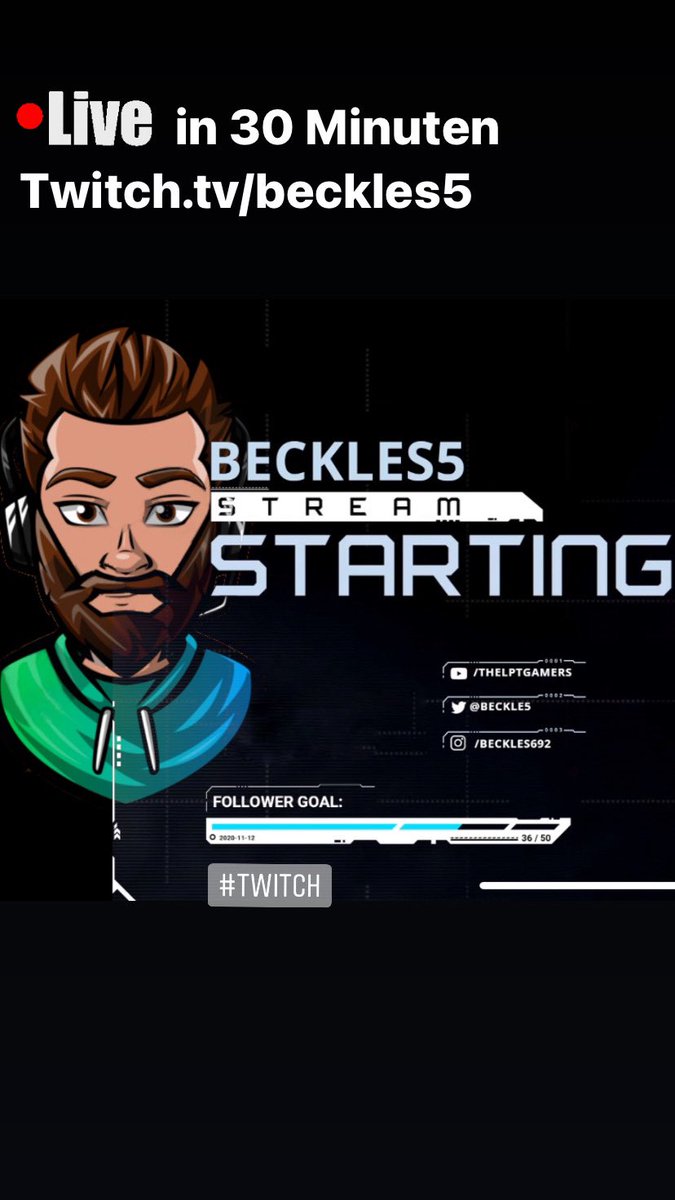 beckle5's tweet photo. Bin live ab ca. 20:30 auf #twitch 
Schaut doch mal rein freu mich schon auf euch. 

https://t.co/DWzKt35bPg https://t.co/2r731Ueh1m