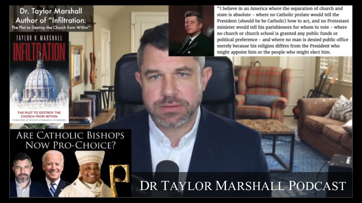 dank33's tweet photo. The "Kennedy Principle" and two types of pro "choice" Catholics @TaylorRMarshall
@ DrTaylorMarshall on #gab and #gabtv
@https://tv.gab.com/channel/drtaylormarshall/view/the-kennedy-principle-and-two-types-6015abd09beeb3e4b03fb334 https://t.co/RkreVUbTjU