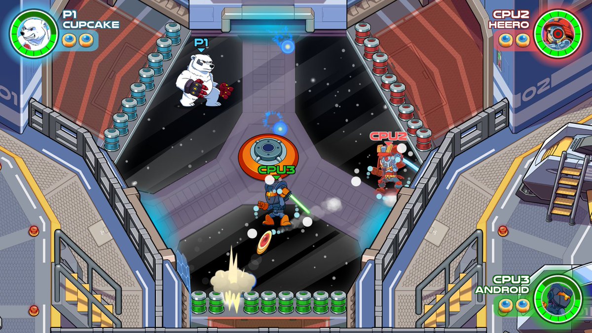 ROOT76Games's tweet photo. Treat yourself to some major multiplayer mayhem with Clash Cup Turbo!

AVAILABLE NOW on #Steam #PS5 #PS4 #itchio 

#ScreenshotSaturday #gamedev https://t.co/PP277mcPyo
