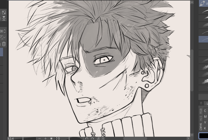 Recently I missed drawing delinquent Todo so... 