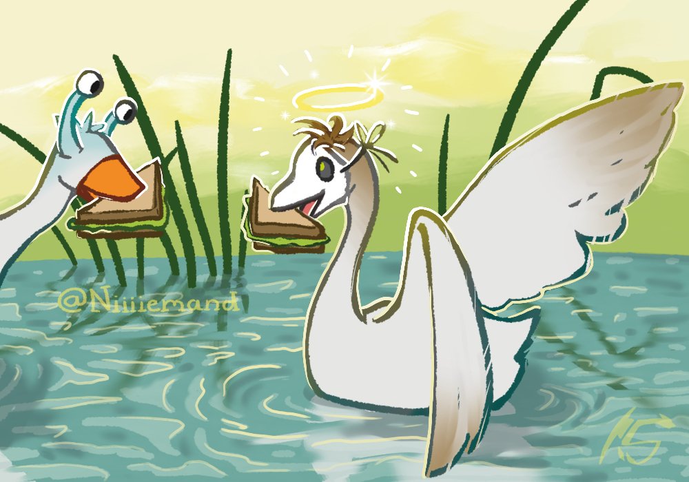 Niiiiemand's tweet photo. @maudado und @GermanLetsPlay bei ihrem Wasser-Picknick °v° https://t.co/fAyiDKlf7h